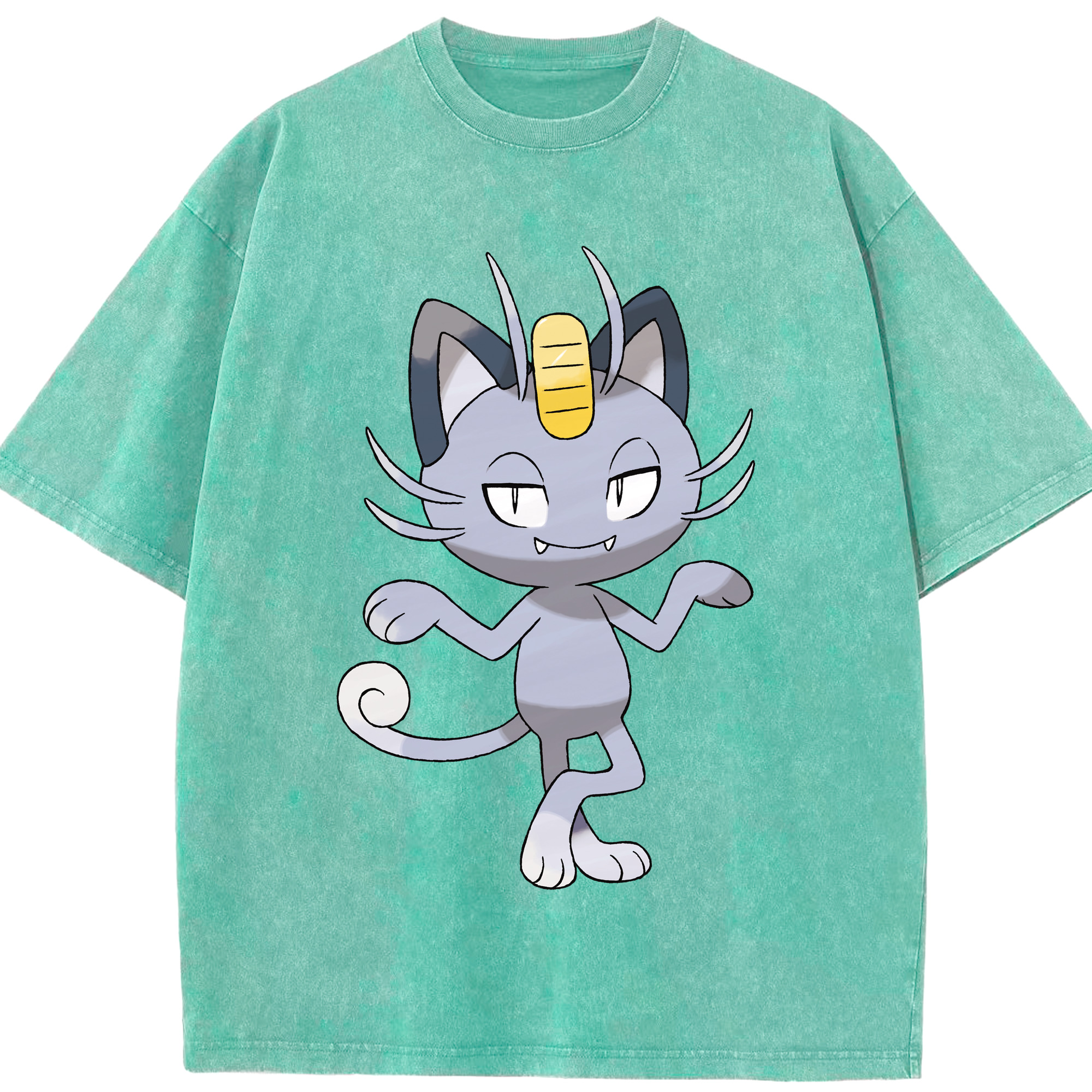 （画像用） ポケットモンスター Pokémon 綿100% ヴィンテージ風 半袖Tシャツ（フロントプリント）